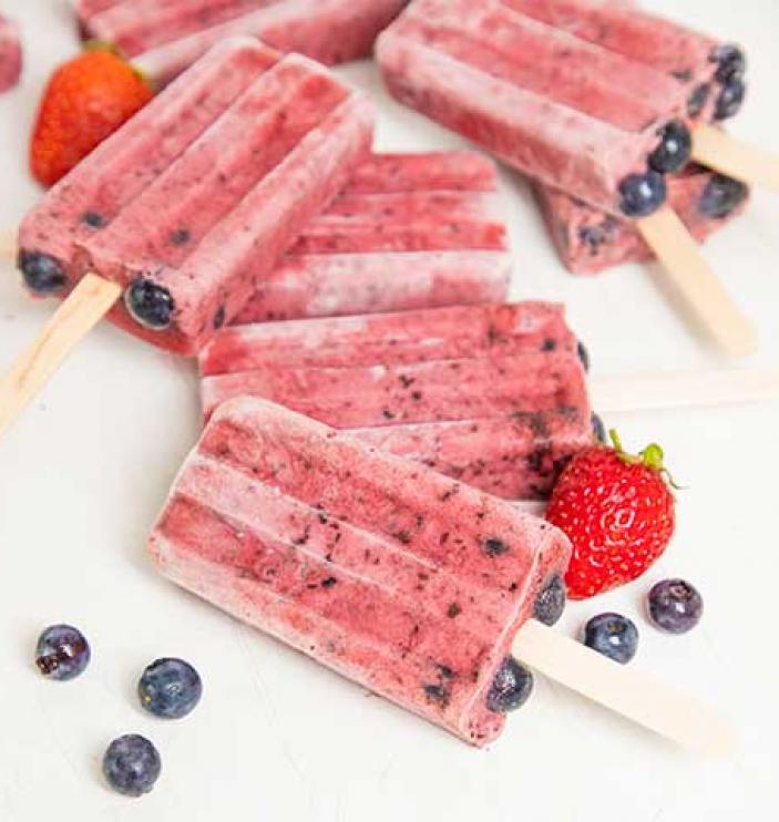 Berry Sorghum Popsicles - Sorghum Checkoff