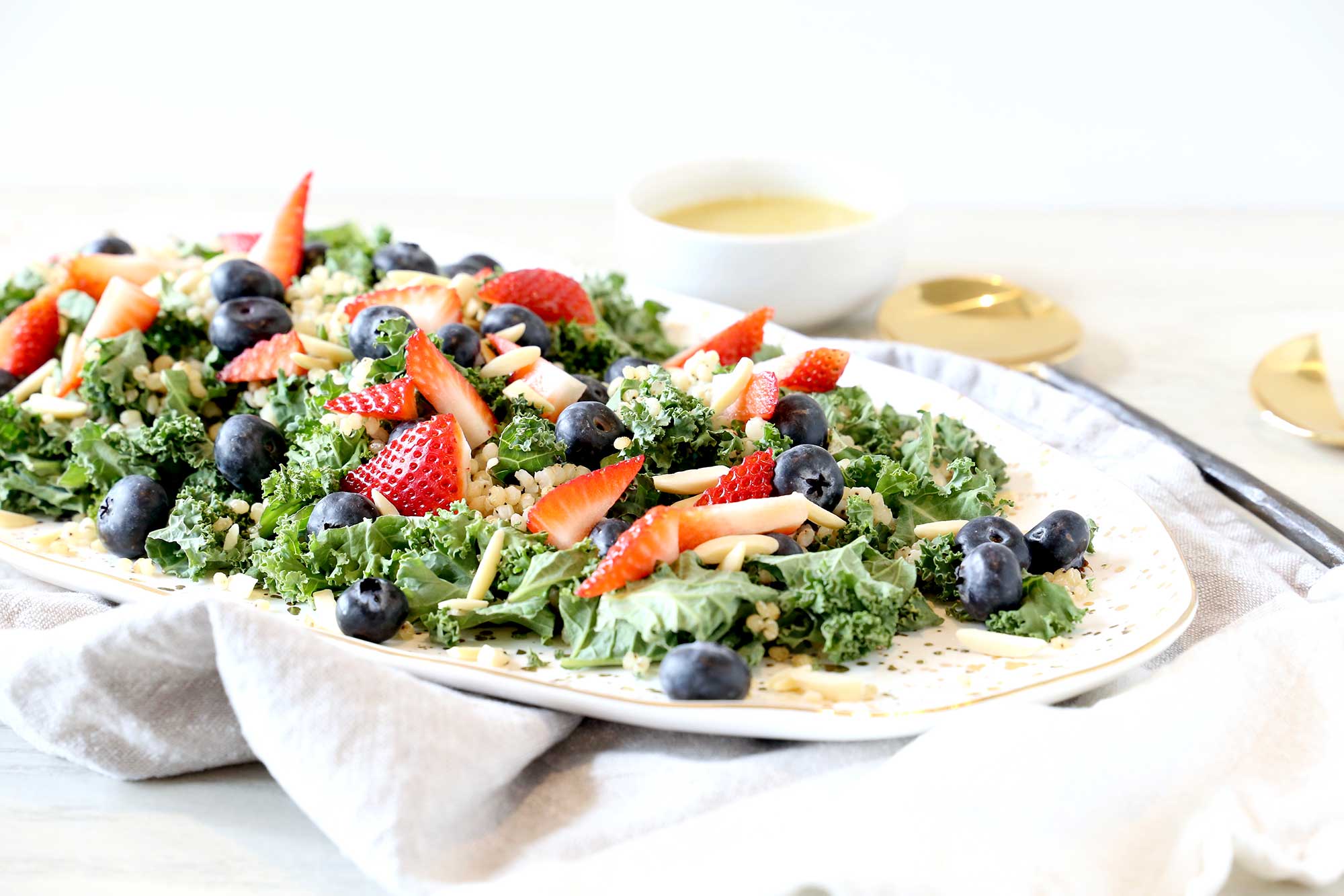 Berry and Kale Sorghum Salad - Sorghum Checkoff