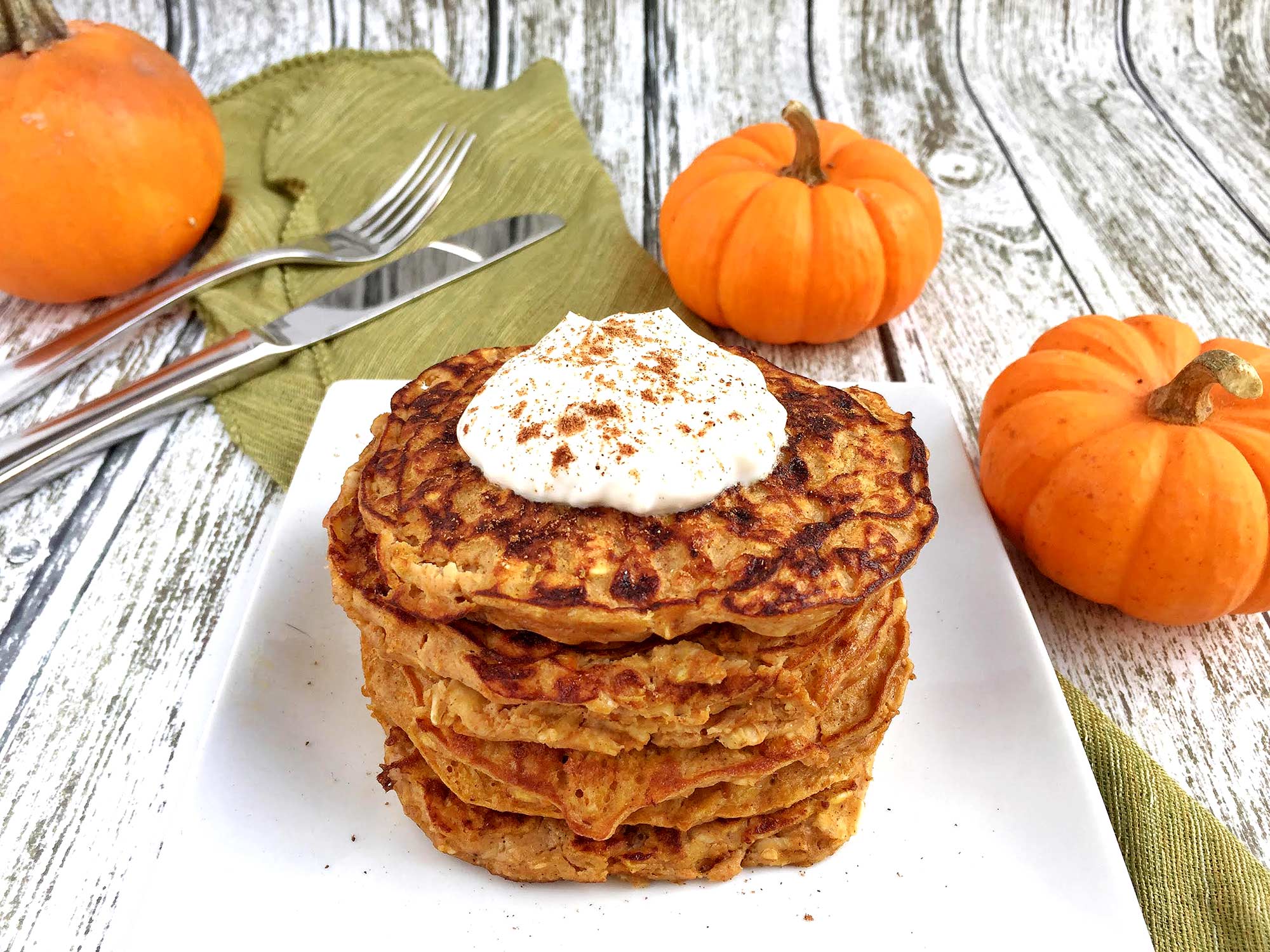 Pumpkin Protein Pancakes - Sorghum Checkoff