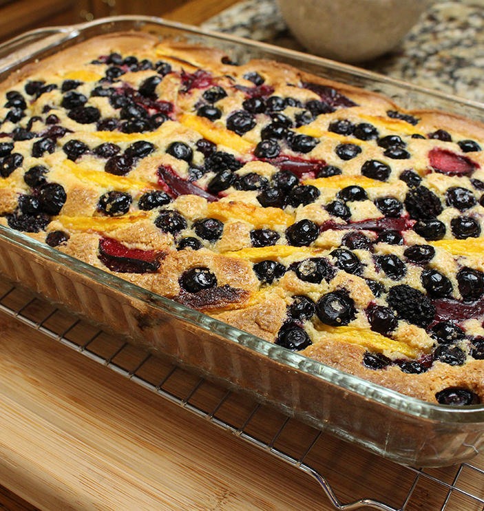 Sorghum Corn Meal Breakfast Cake - Sorghum Checkoff
