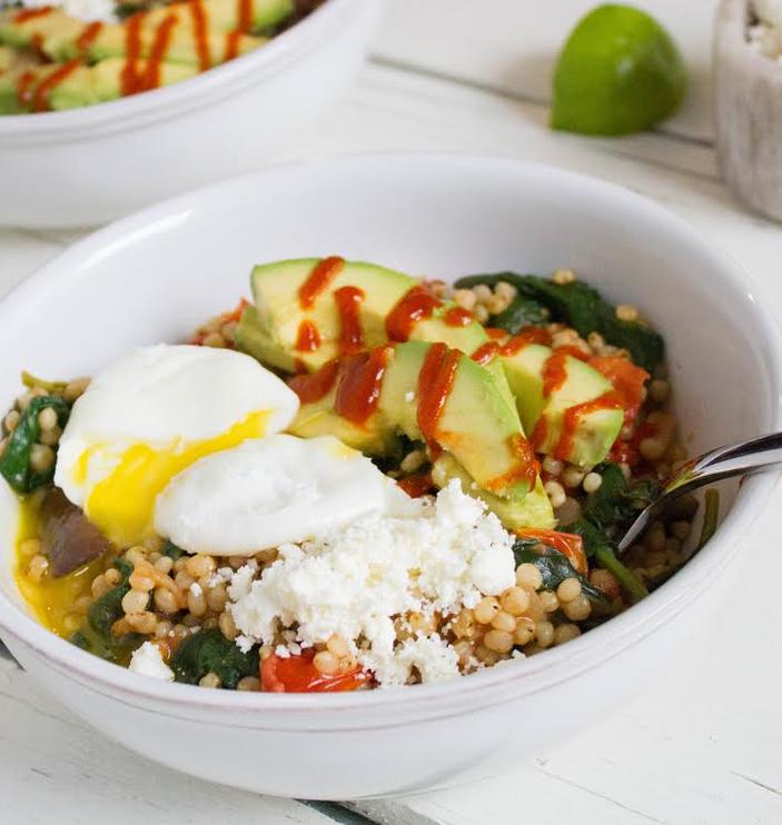 Savory Sorghum Egg Bowl - Sorghum Checkoff