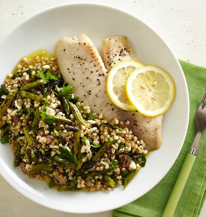 Sorghum Pilaf with Roasted Asparagus - Sorghum Checkoff