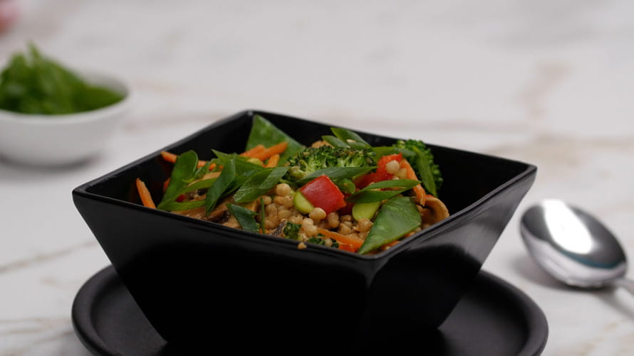 Garden Vegetable Stir-Fried Sorghum - Sorghum Checkoff